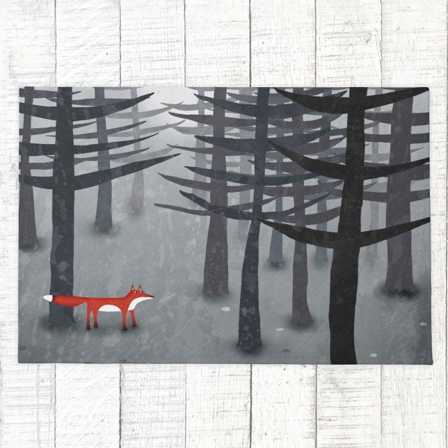 The Fox and the Forest Doormat (The Fox and the Forest art doormat)