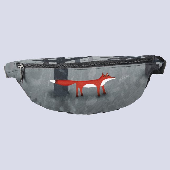 The Fox and the Forest Fanny Pack (Fox in the Forest fanny pack for animal and wildlife lovers)