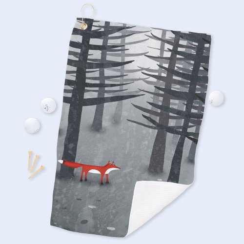 The Fox and the Forest Golf Towel