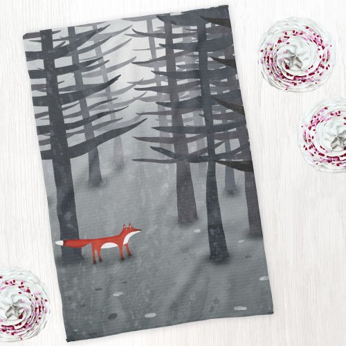 The Fox and the Forest Kitchen Towel