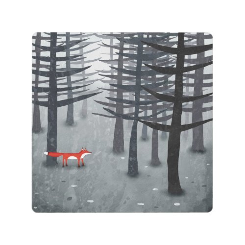 The Fox and the Forest Metal Print