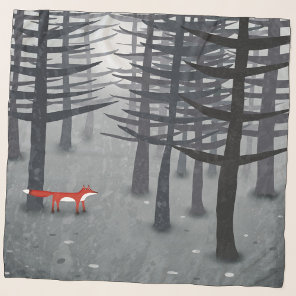 The Fox and the Forest Scarf