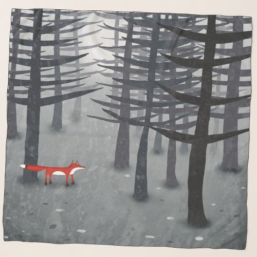 The Fox and the Forest Scarf