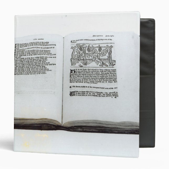 The Fox and the Grapes Binder (Front/Inside)