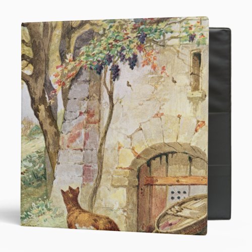 The Fox and the Grapes illustration for Binder