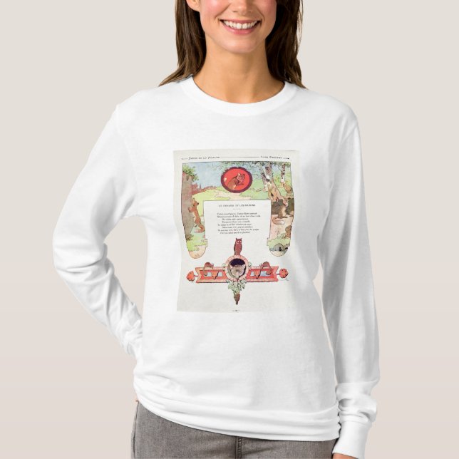 The fox and the grapes T-Shirt (Front)