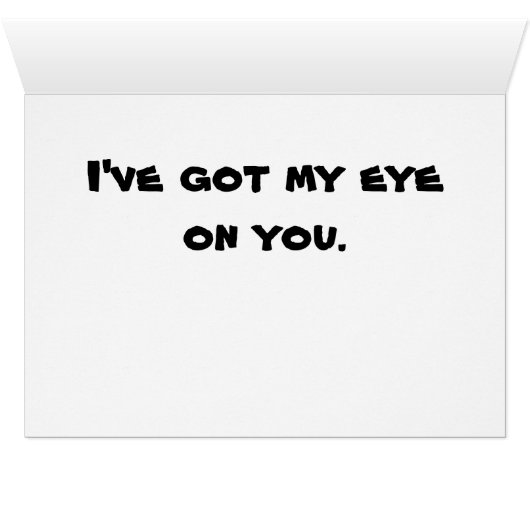 The Fox Card (Inside Horizontal (Bottom))