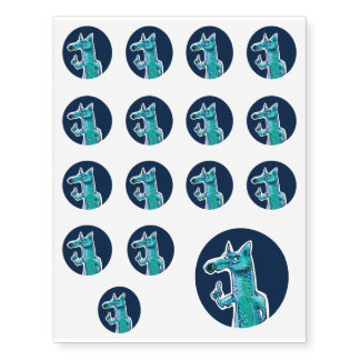 the fox gives some advice funny cartoon temporary tattoos