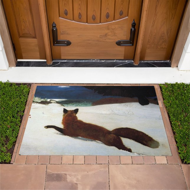 The Fox Hunt Winslow Homer Cabin Doormat (Outdoor)