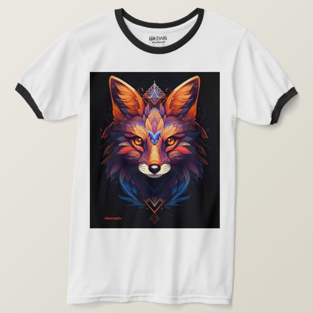 The fox in its natural habitat T-Shirt (Design Front)