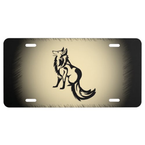 The Fox License Plate