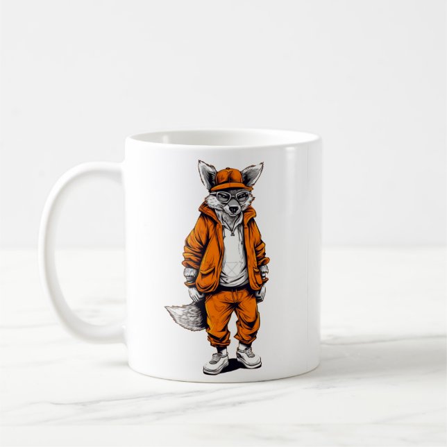 The Fox Lover's Animals Fashion Gift Coffee Mug (Left)