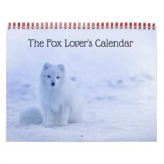 The Fox Lover's Calendar