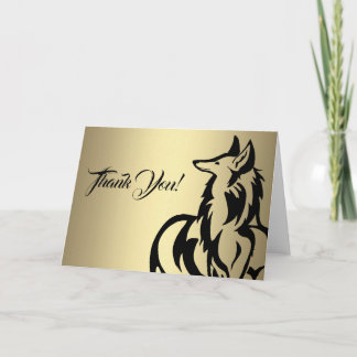 The Fox Thank You Card