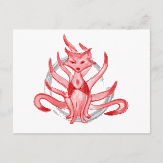 The fox with nine tails postcard (Front)