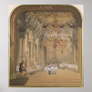 The Foyer of the Opera during the Interval Poster