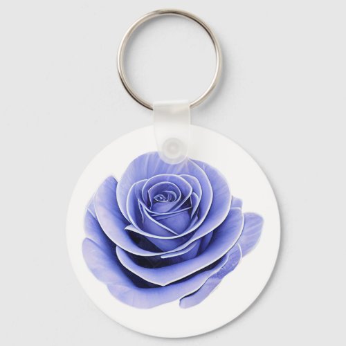 The Fragile Beauty of a Rose Keychain