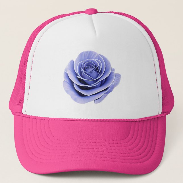 The Fragile Beauty of a Rose Trucker Hat (Front)