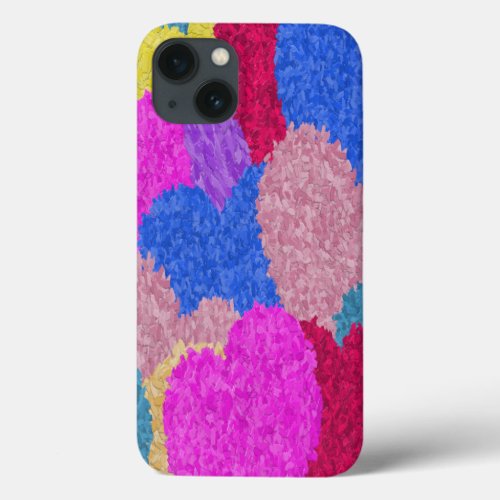 The Fragmented Hearts Abstract Painting iPhone 13 Case