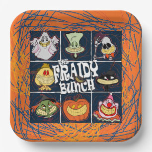 The Fraidy Bunch Fun Halloween Paper Plates