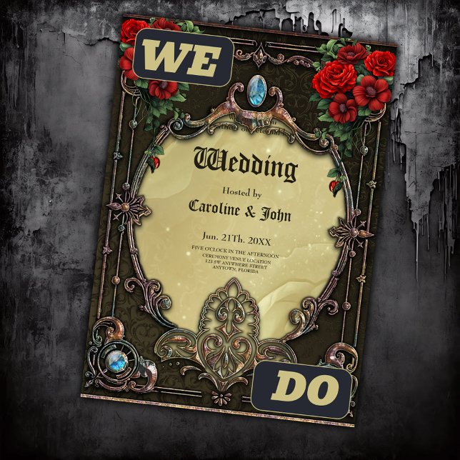 The frame boasts an opulent design  invitation (Creator Uploaded)