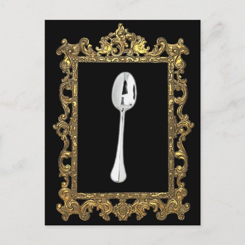 The Framed Spoon Postcard