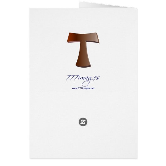 The Franciscan Cross and Prayer in Mahogany (Back)