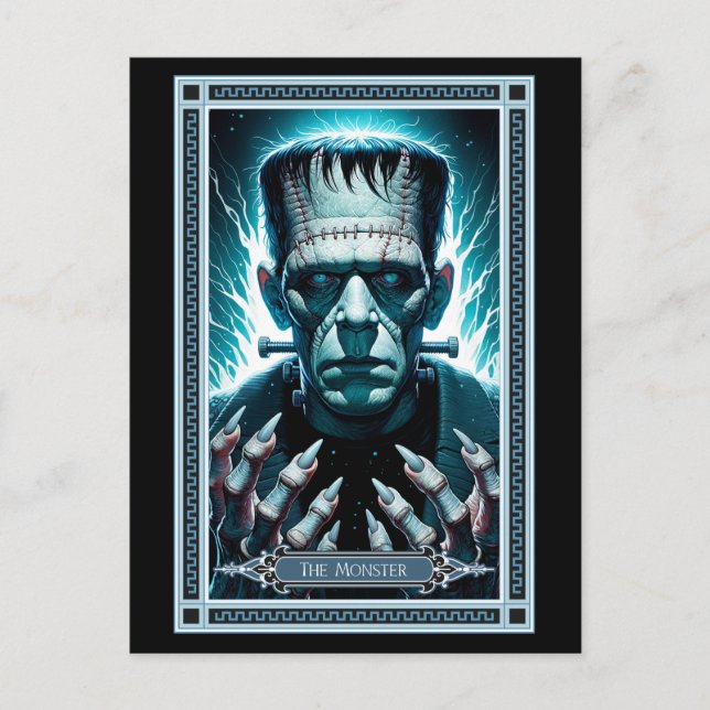 The Frankenstein's Monster Tarot Card (Front)