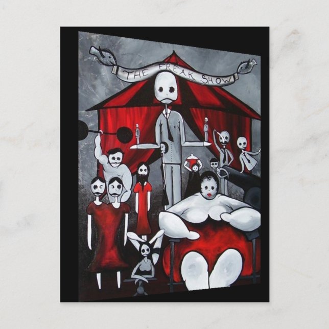 The Freak Show Postcard (Front)