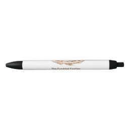 The Freckled Feather Black Ink Pen