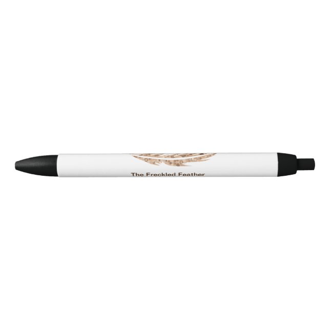 The Freckled Feather Pen (Front)