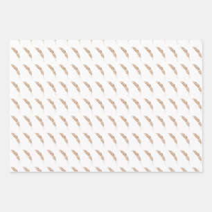 The Freckled Feather signature wrapping paper