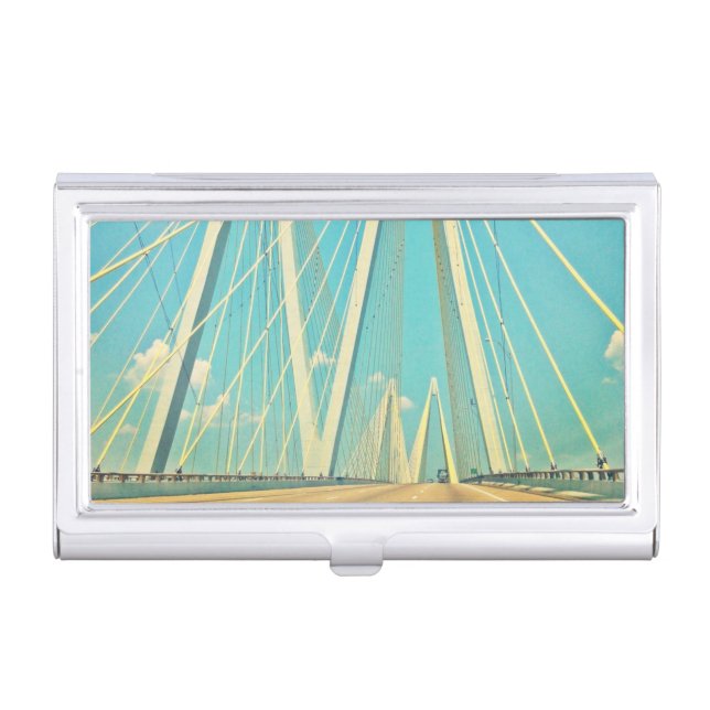 The Fred Hartman Bridge Business Card Case (Front)