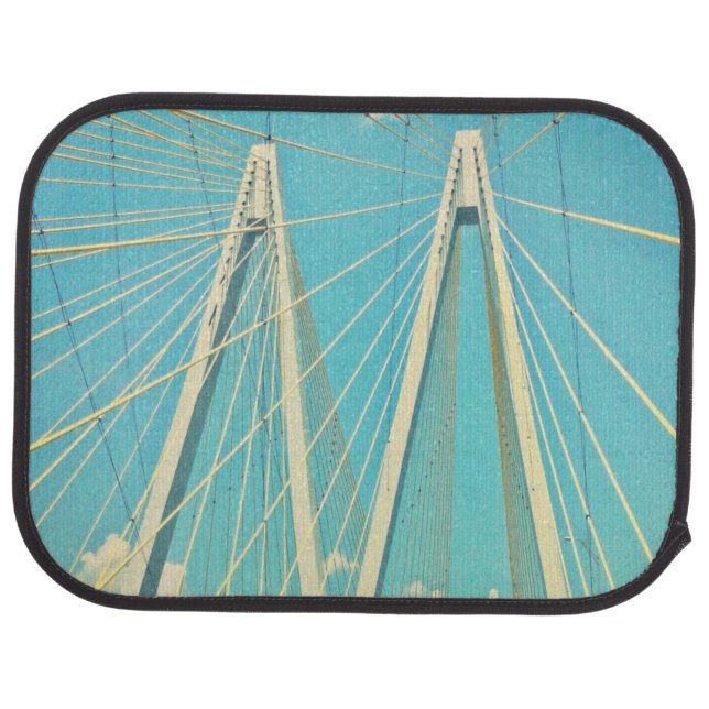 The Fred Hartman Bridge Car Floor Mat (Rear)