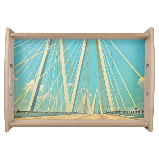 The Fred Hartman Bridge Serving Tray (Front)