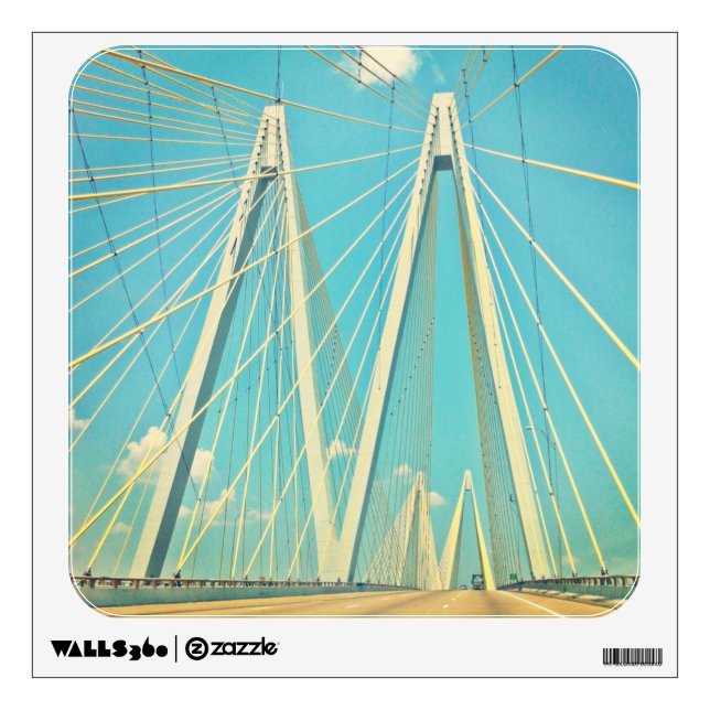 The Fred Hartman Bridge Wall Sticker (Front)