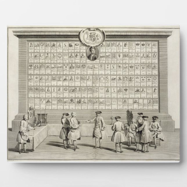 The Free Masons, with signs for the various lodges Plaque (Front)