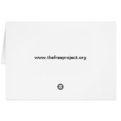 The FREE Project Cards (Back Horizontal)