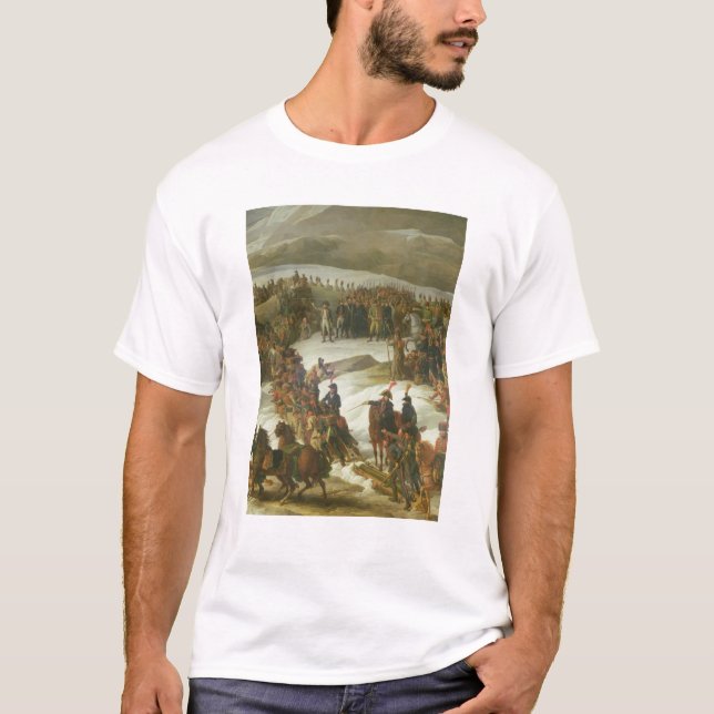 The French Army Crossing the St. Bernard Pass T-Shirt (Front)