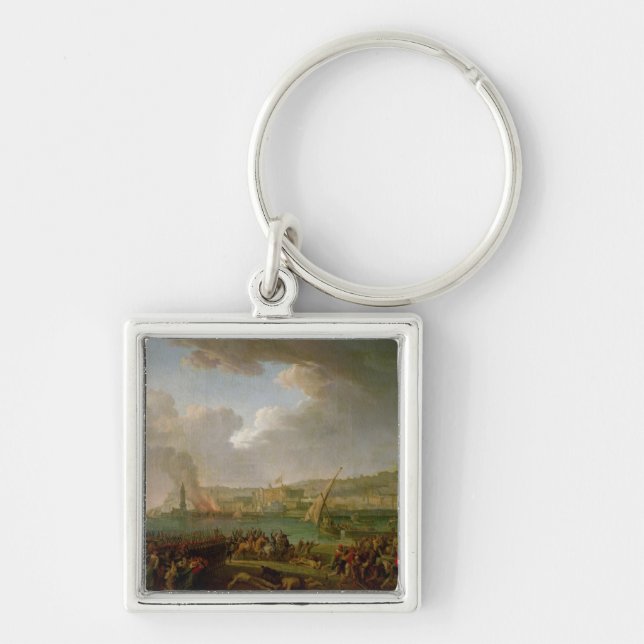 The French Army Entering Naples Keychain (Front)