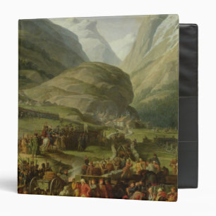 The French Army Travelling St. Bernard Pass 3 Ring Binder