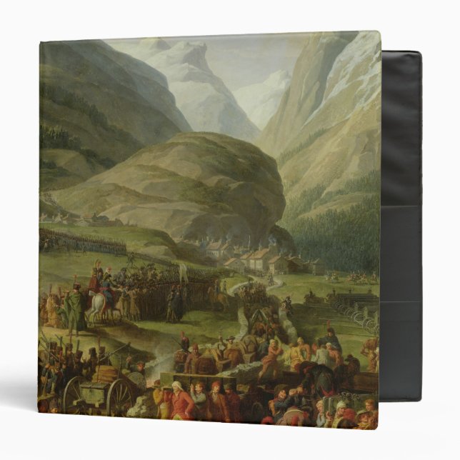 The French Army Travelling St. Bernard Pass 3 Ring Binder (Front/Inside)