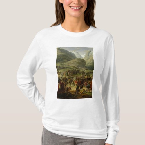 The French Army Travelling St Bernard Pass T_Shirt