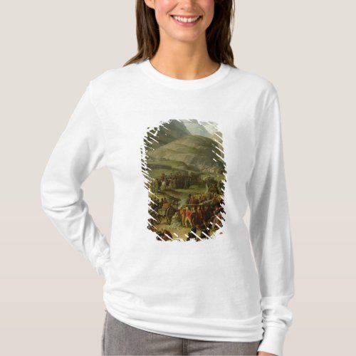 The French Army Travelling St Bernard Pass T_Shirt