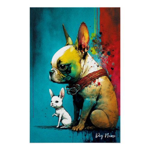 The French Bulldog _ Composition 004 Poster