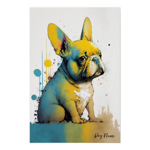 The French Bulldog _ Composition 006 Poster