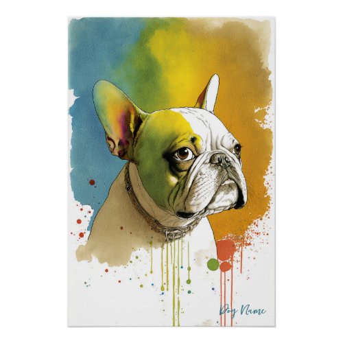 The French Bulldog _ Composition 010 Poster