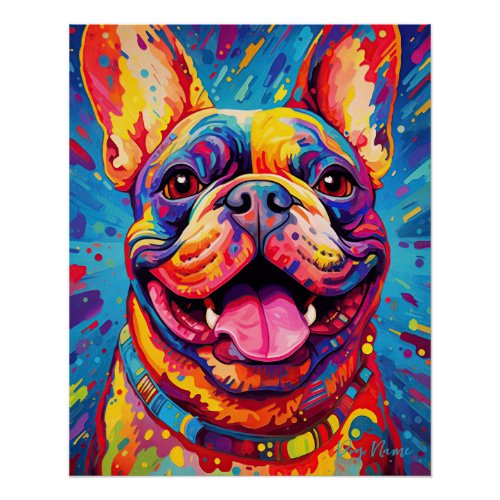The French Bulldog Dog 001 _ Zetton Ziana Poster