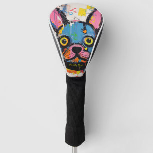 The French Bulldog Graffiti 02 - Leonardo Abbacchi Golf Head Cover