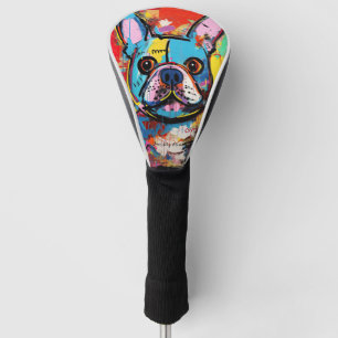 The French Bulldog Graffiti 03 - Leonardo Abbacchi Golf Head Cover